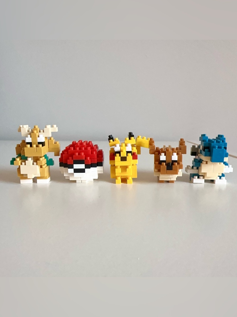 Nanoblock Pokemon Set of 5